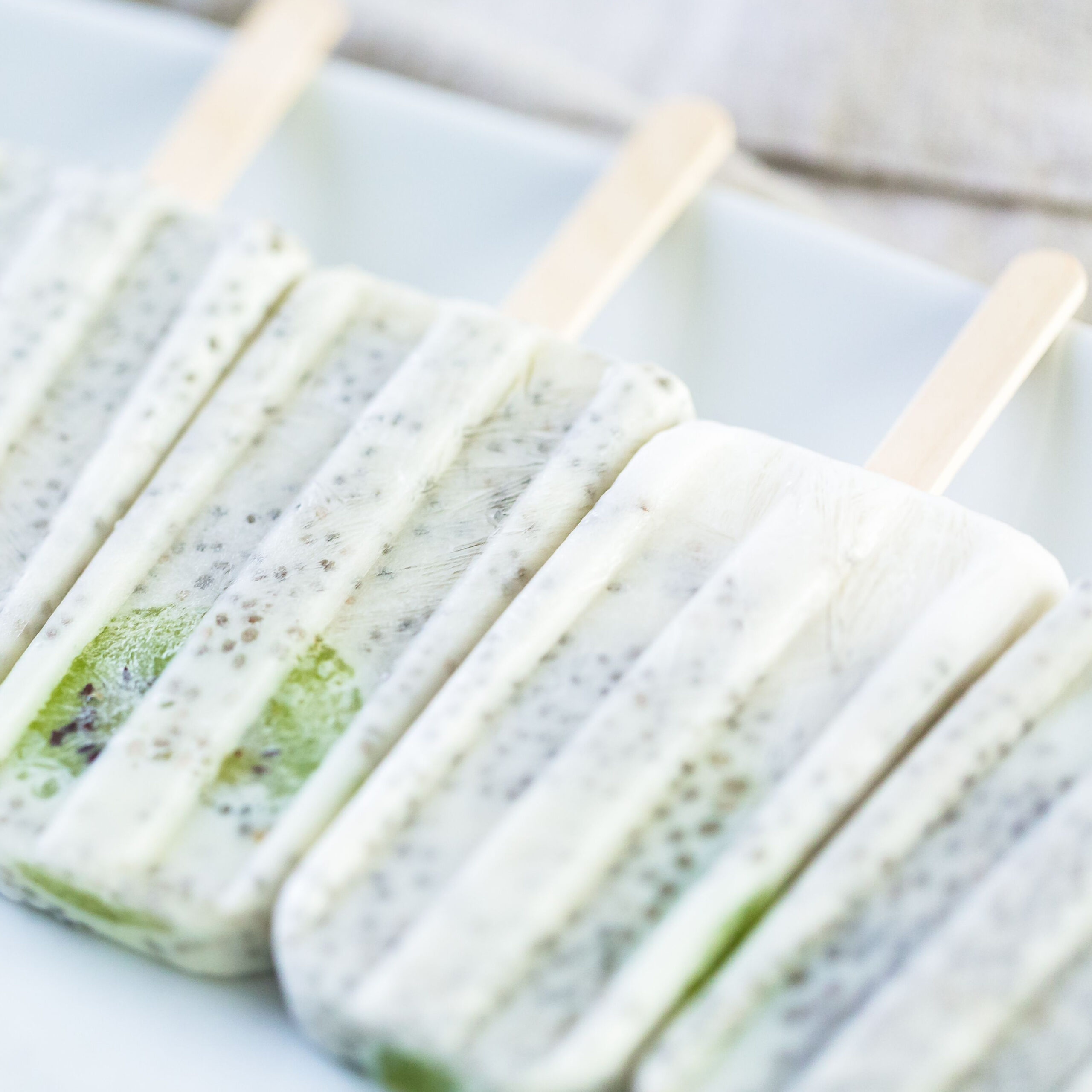 coconut chia popsicles